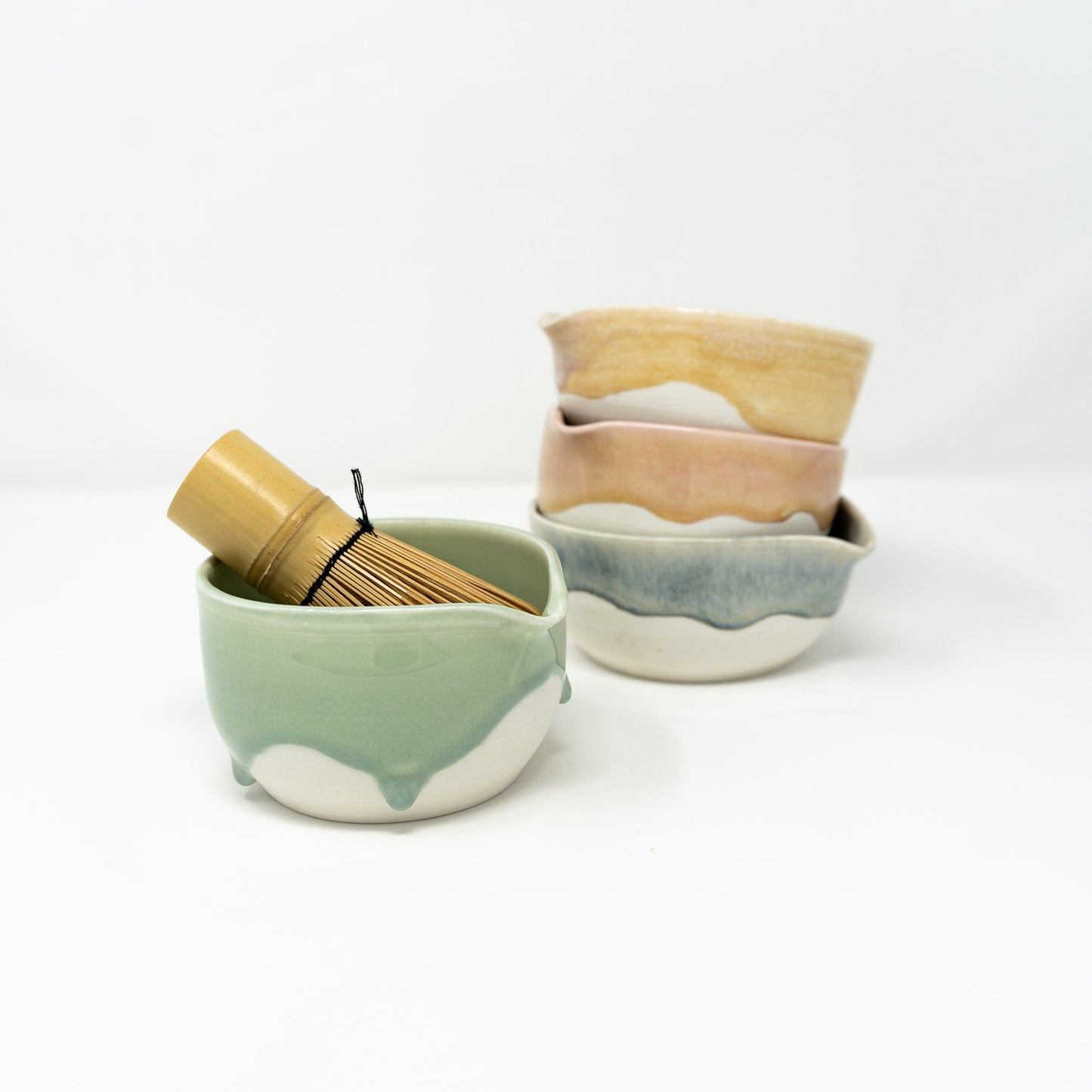 Porcelain matcha bowl