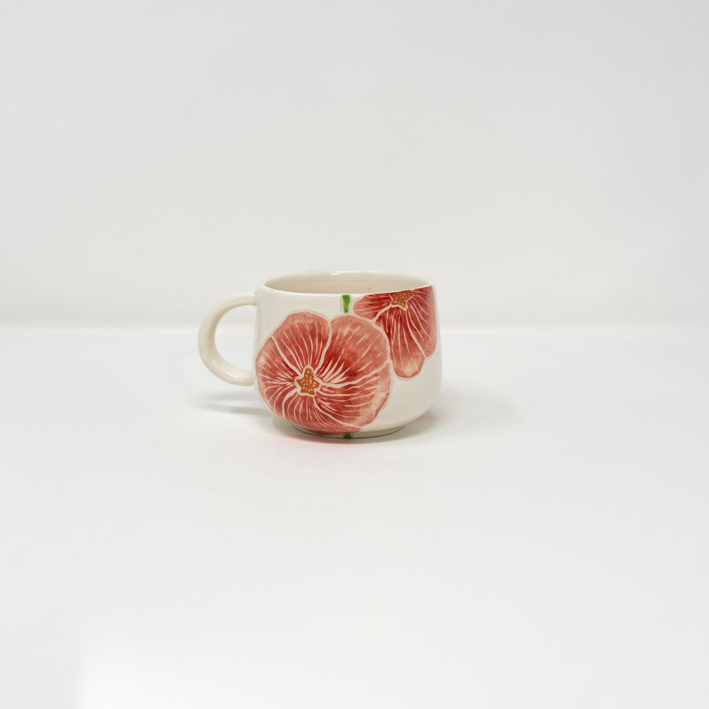 Flower Series 2 - Hollyhock Mug