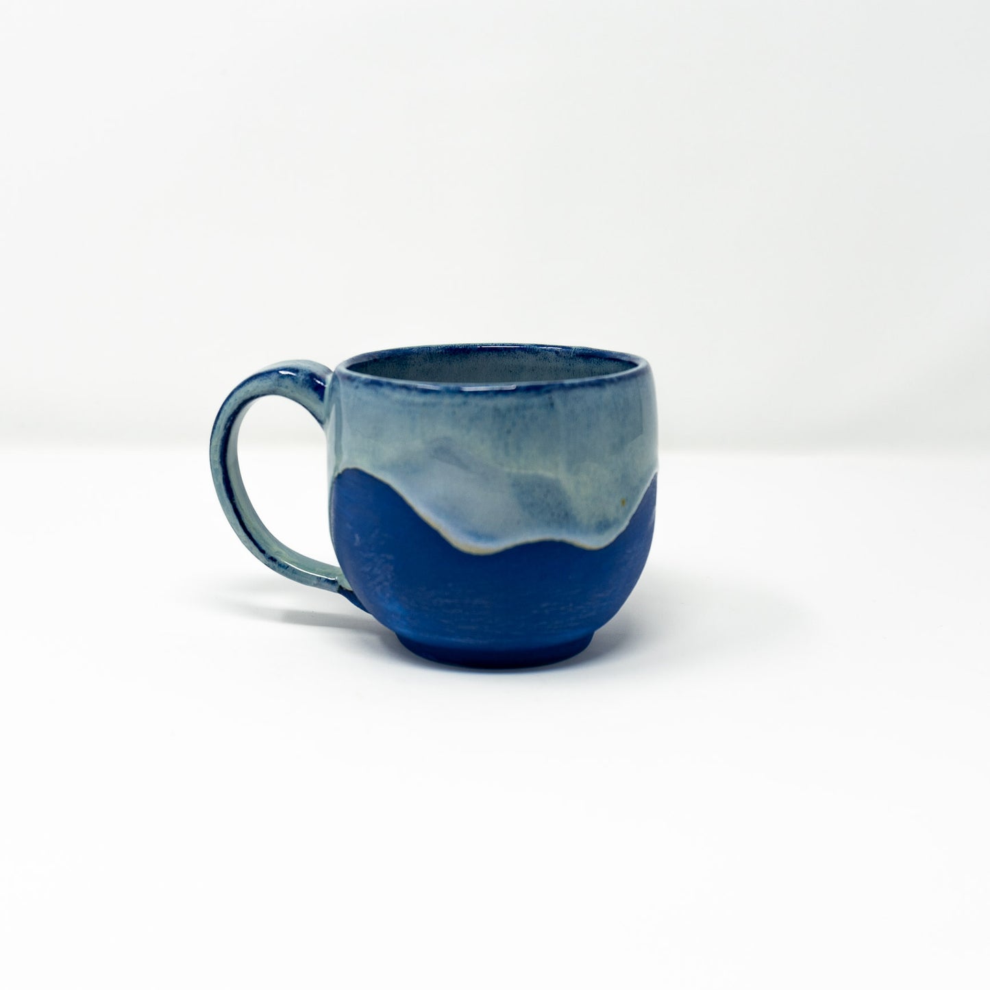 Experimental Blue Slip Mug