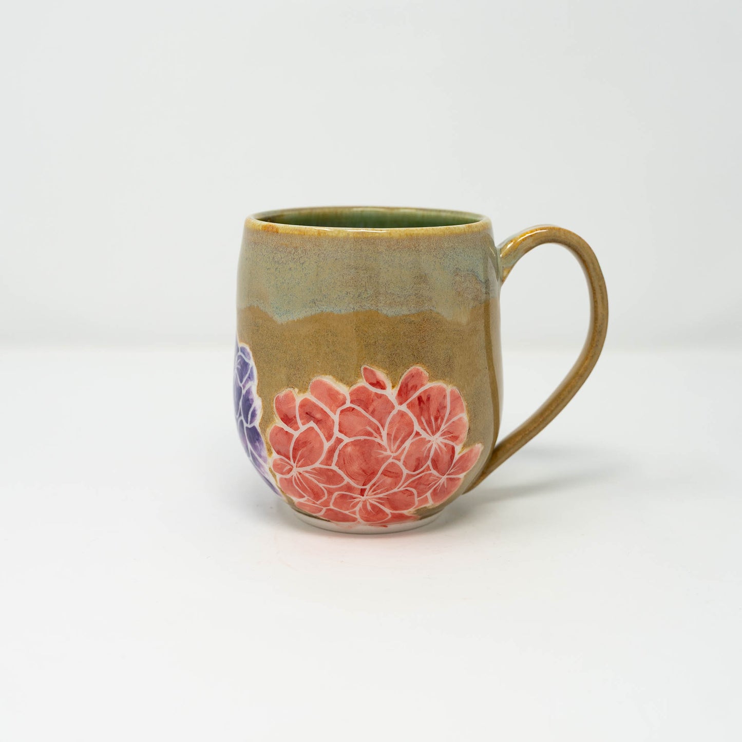 Sandy Hydrangea Mug